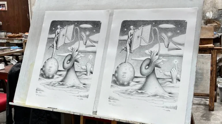 Аксінін, Базилевич, Манжос. У Києві покажуть нову виставку тиражної графіки