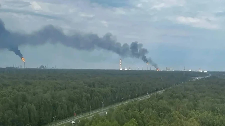 Drones attack Russia's largest petrochemical complex in Tobolsk