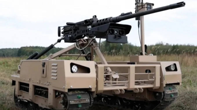 Ukraine's Defence Ministry unveils AI-powered Droid TW combat robot