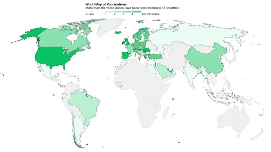Пандемия может длиться 7 лет при нынешних темпах вакцинации – Bloomberg