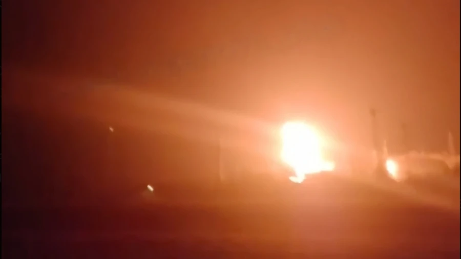 Oil depot ablaze in Russia's Krasnodar Krai after drone attack