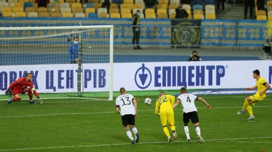 Лига Наций: Украина уступила Германии