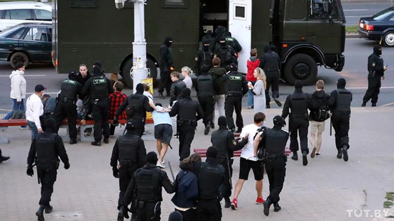 В Минске задержаны более 400 человек