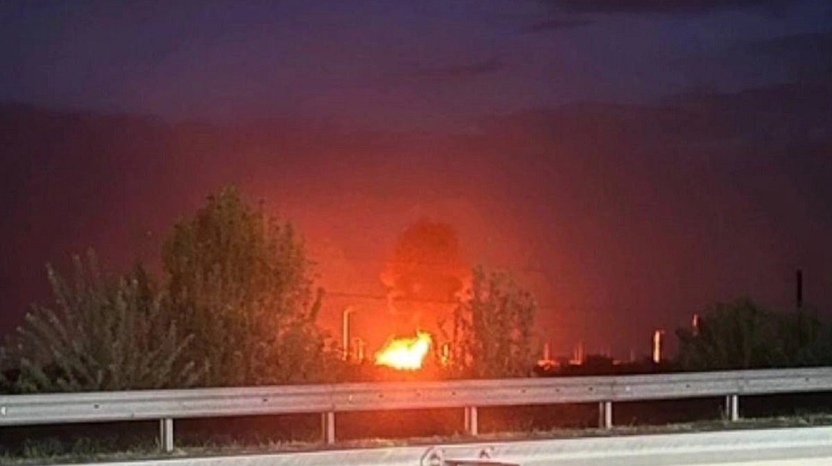 Drones attack oil depot in Russia's Rostov Oblast | Ukrainska Pravda