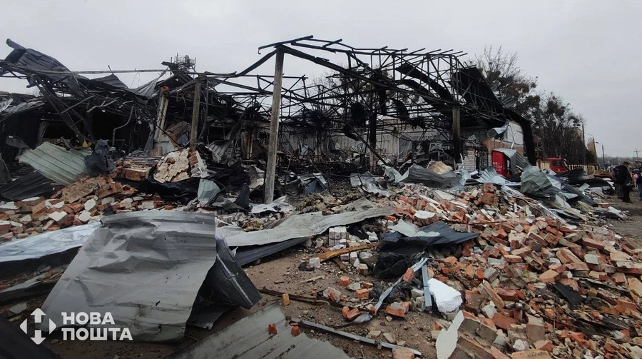 US$238,500 worth of parcels destroyed in Russian attack on delivery company depot in Chuhuiv