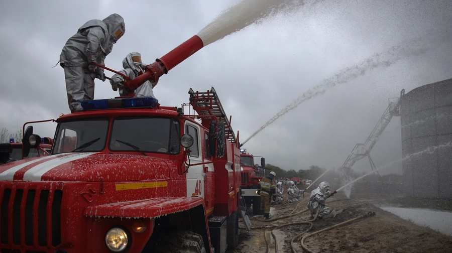 Drones once again hit the Afip refinery in the Krasnodar region of Russia