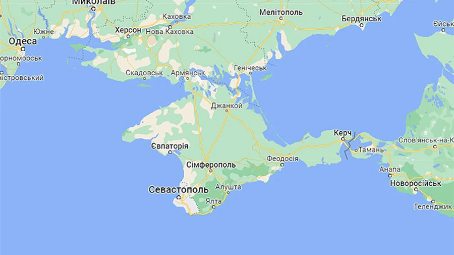 Russian Defence Ministry reports that 10 drones attack Crimea