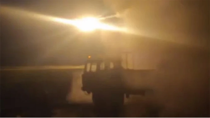 Ukrainian forces use Mistral anti-aircraft systems to destroy Shahed drones – video