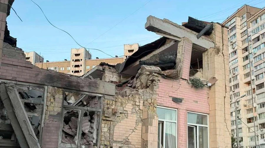 Five medical facilities damaged in Russian attack on Kyiv – photos