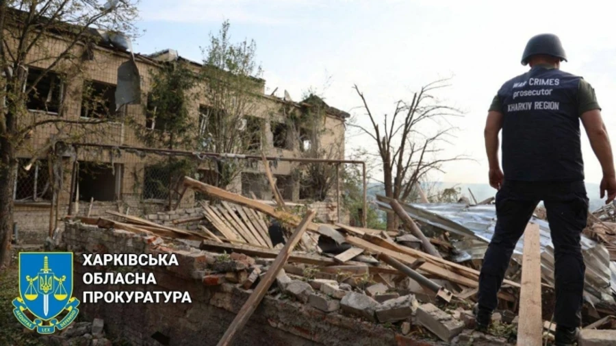 Russian guided bomb hits centre of Kupiansk in Kharkiv Oblast, injuring civilians and police officers