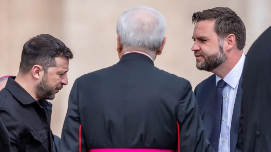 Zelenskyy meets JD Vance in Rome, media outlet reports