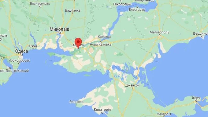 Russian drones attack a hospital in Kherson