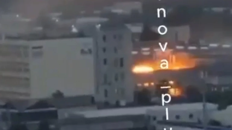 Sanctioned Russian radio plant hit by Ukrainian drones – videos