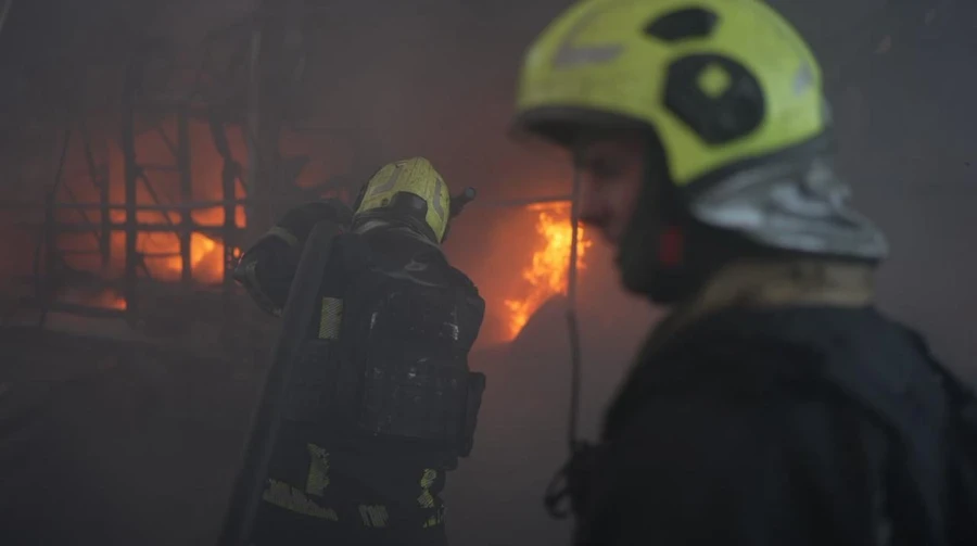 Russia strikes food warehouses in Boryspil, Kyiv Oblast
