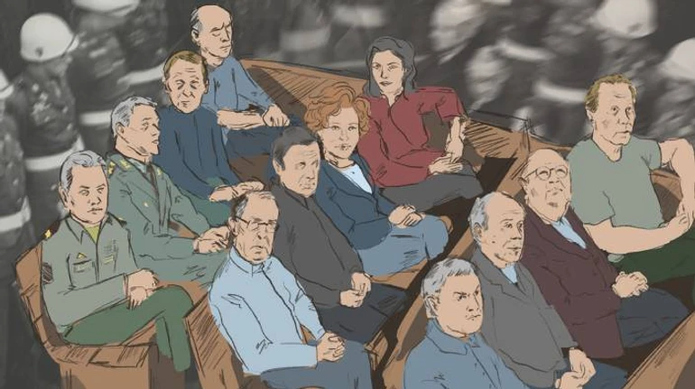 Репортаж із судів над путінською бандою. Засновано на реальних подіях