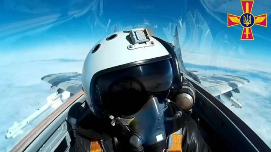 A Ukrainian fighter shot down a Russian aircraft over the Kherson region