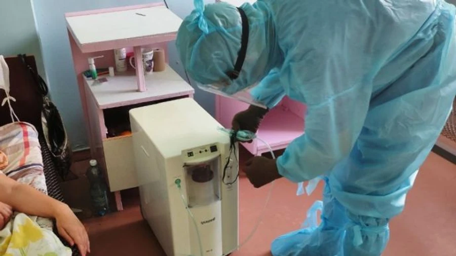 У ковід-лікарні на Харківщині чоловік вчинив погром після смерті матері