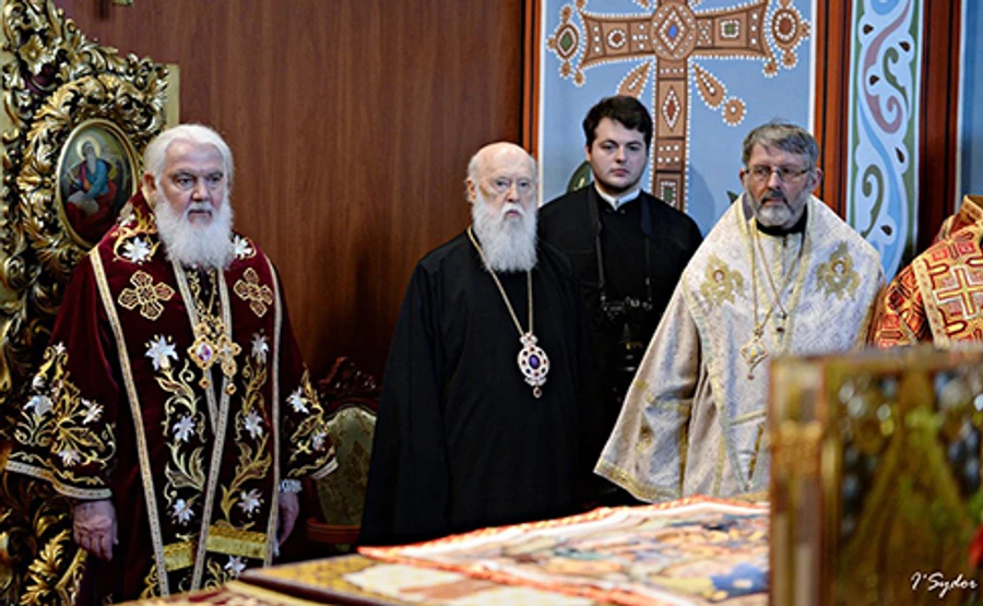 Філарет прийшов привітати Епіфанія з Днем ангела