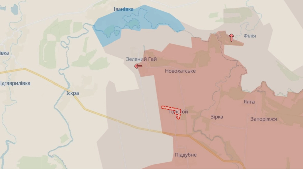 Россияне оккупировали село Толстое в Донецкой области – DeepState