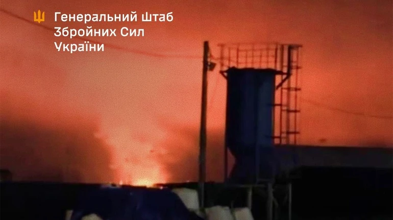 Ukraine's General Staff confirms strike on oil terminal in Russia's Leningrad Oblast