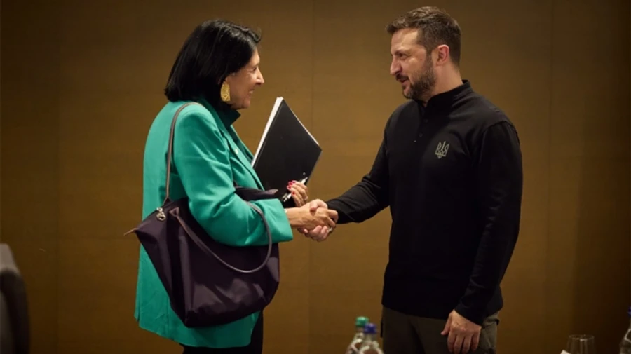 Zelenskyy meets with Georgian president on sidelines of Peace Summit in Switzerland – photo