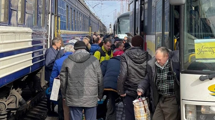 Графік евакуаційних потягів на 27 квітня