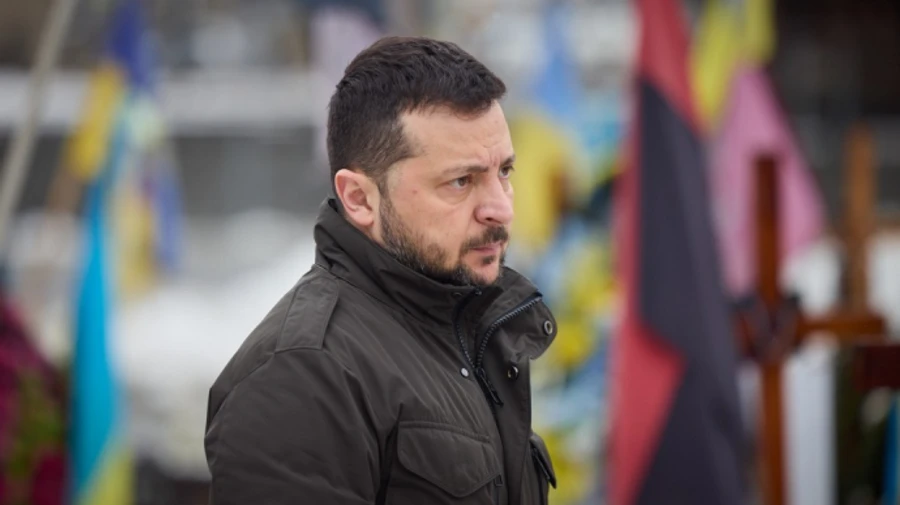 Zelenskyy honours memory of fallen Ukrainian defenders in military cemetery in Lviv – photo, video