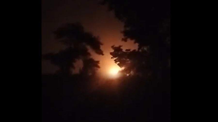 Air Force Commander posts video of Ukrainian forces shooting down Russian missiles over Ukraine's south