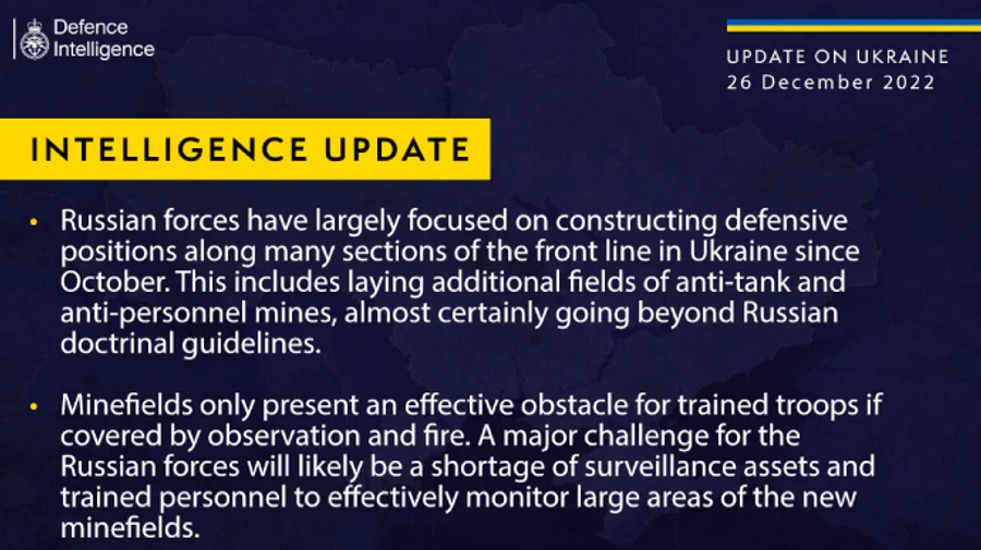 РФ бракує засобів і сил для спостереження за позиціями оборони - британська розвідка