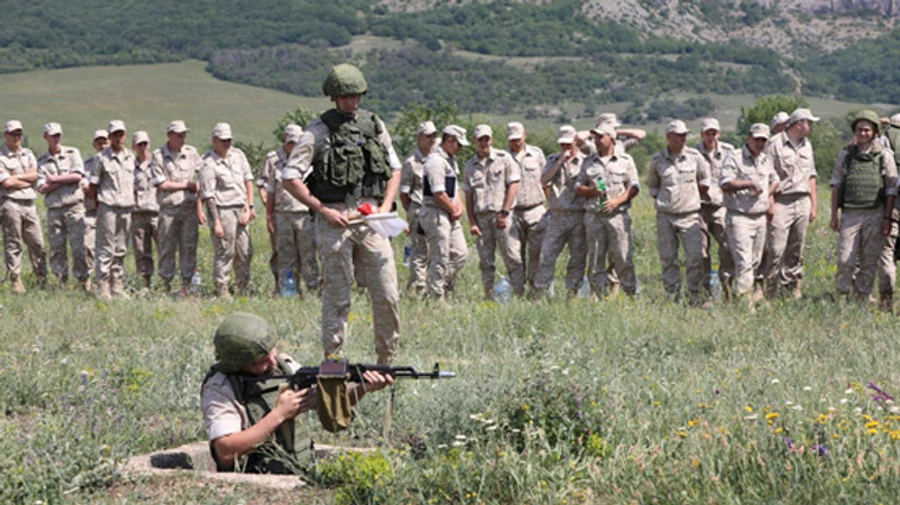 Росія влаштувала заняття з бойової підготовки в окупованому Криму