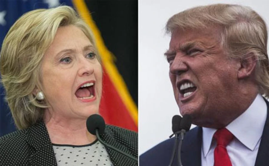 После недолгого лидерства Клинтон Трамп вновь вырывается