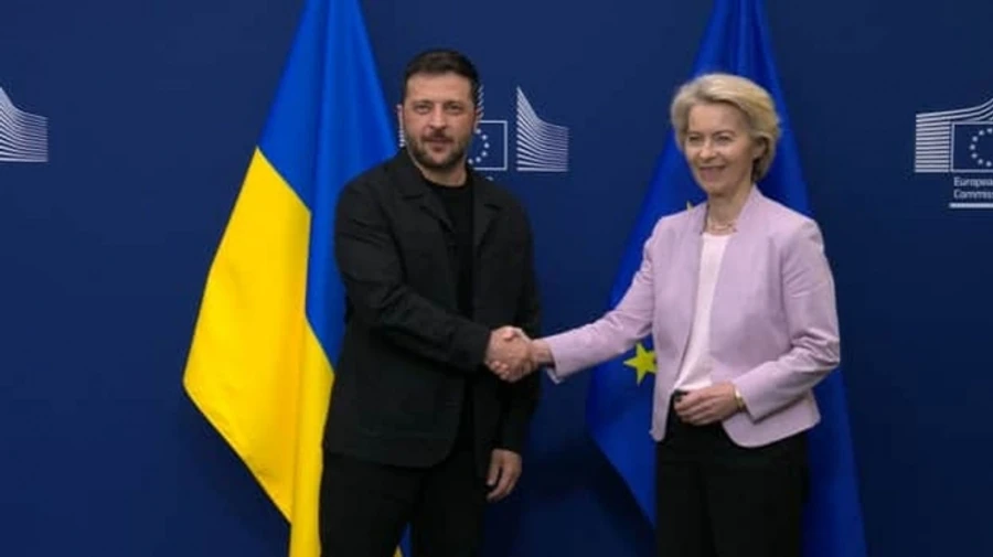 Зеленський зустрівся з фон дер Ляєн в Брюсселі