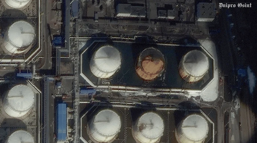 Ukraine's Security Service once again strikes Ust-Luga oil terminal in Russia