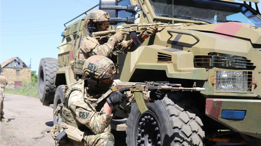 СБУ провела антитеррористические учения вблизи линии соприкосновения