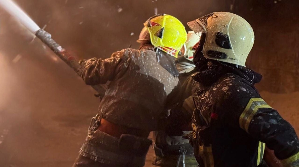 Russian strike hits critical infrastructure in Zhytomyr Oblast, two people injured