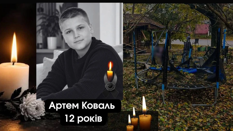 Boy, 12, dies after week-long fight for life following Russian strike on Nova Vodolaha