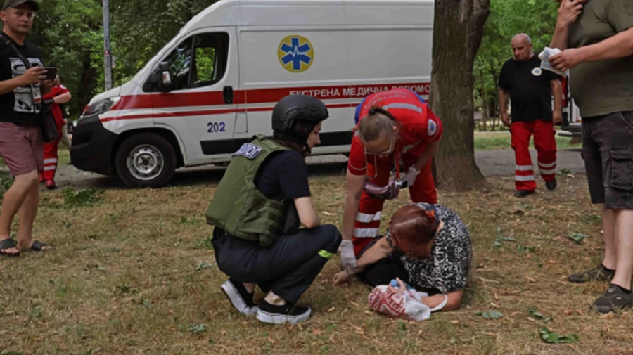 Russians attack Zaporizhzhia: 18 injured, including 6 children