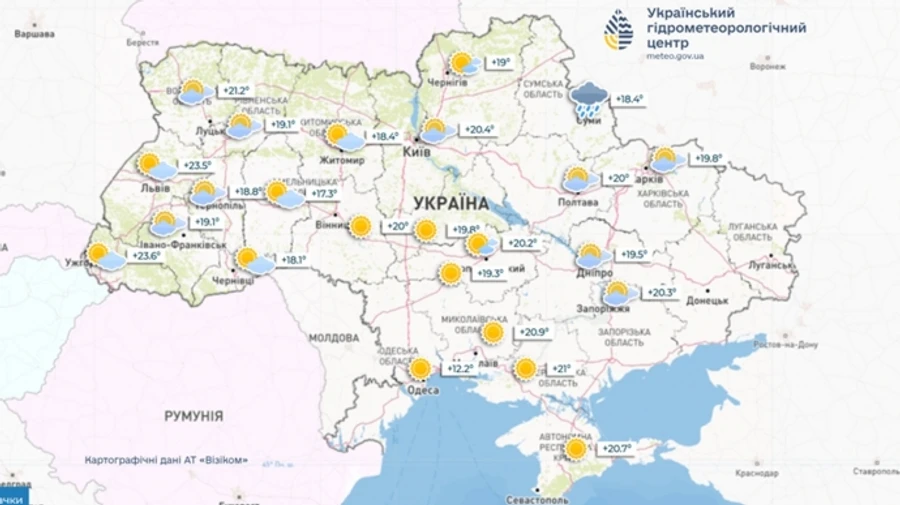 В ближайшие дни в Украине будет сухо и тепло, дожди возможны только на западе