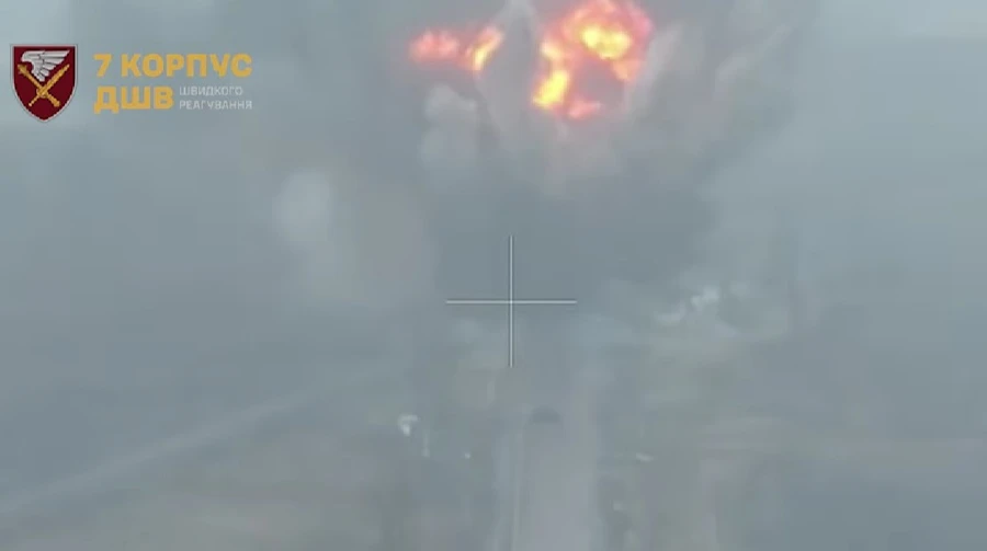 The defense forces destroyed the road by which the Russians entered Pokrovsk on vehicles