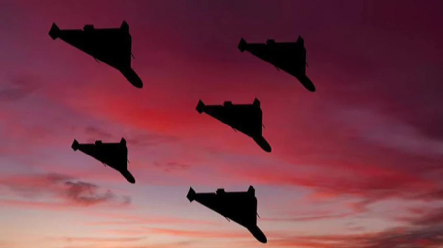 Shahed-type drones attack infrastructure facilities in Kryvyi Rih