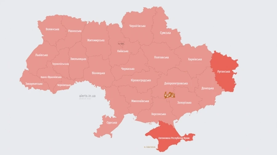 По всей Украине звучала тревога из-за взлета российского МиГ-31К