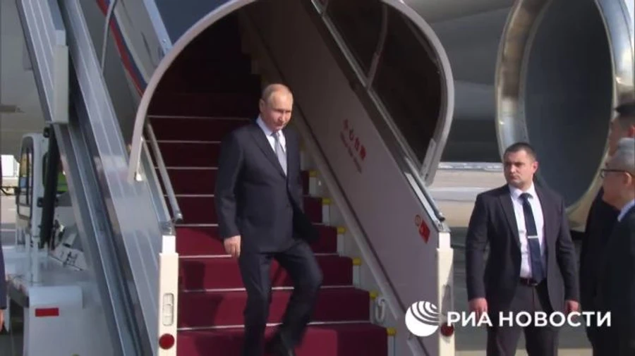 Putin arrives in China, his first trip outside former USSR over past year