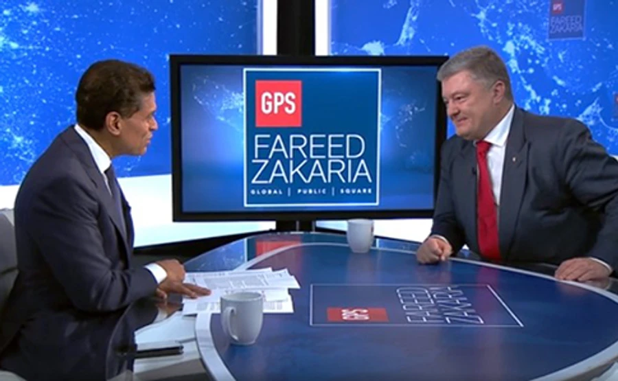 Порошенко в интервью CNN поблагодарил Путина