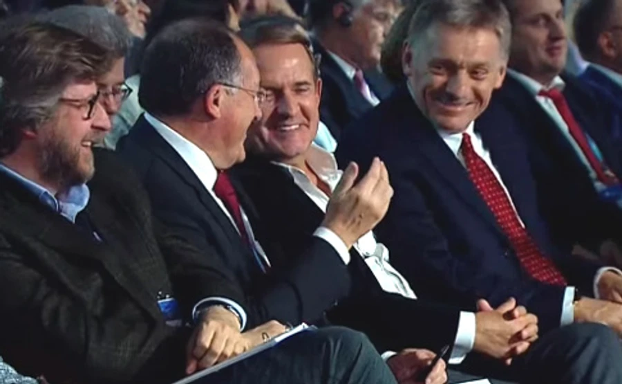 Медведчук приїхав до Путіна в Сочі і реготав з Пєсковим 