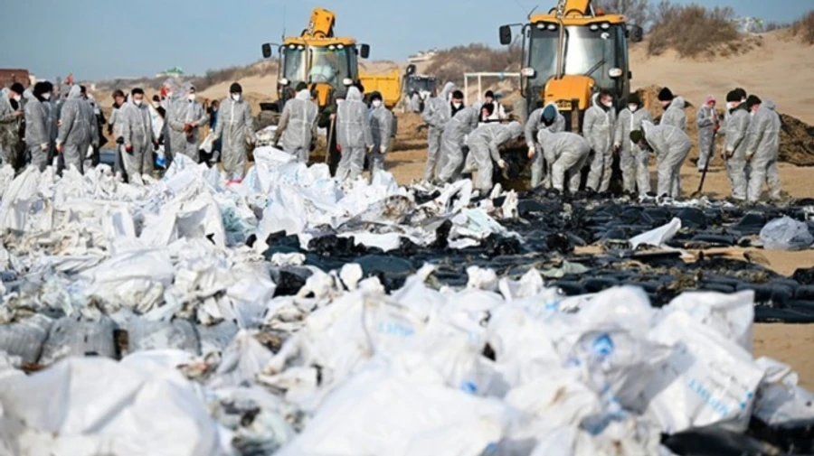 В России ввели режим ЧС федерального уровня из-за разлива мазута в Черном море