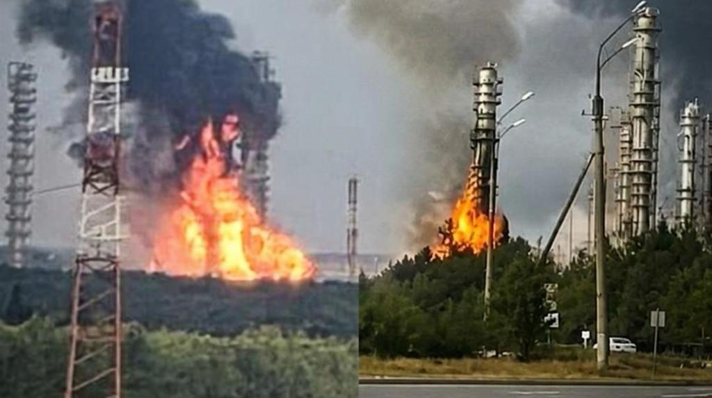 Місія ССО здійсненна: горить нафтохімічний комплекс РФ за понад 2000 км