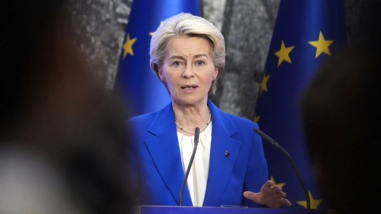 Von der Leyen talks with Trump, including on Ukraine
