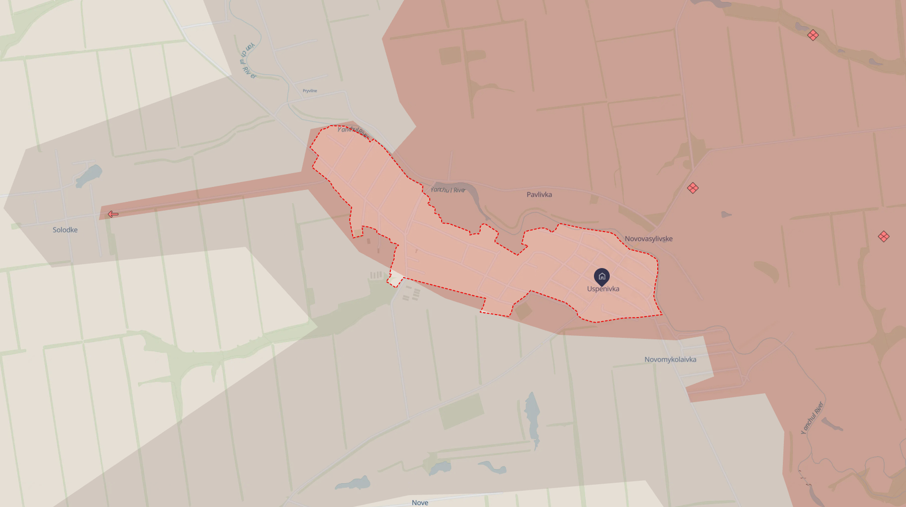 Situazione critica nell'Oblast di Zaporizhzhia: le forze russe occupano Uspenivka e avanzano in altre aree