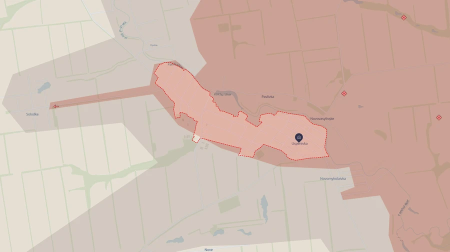 Russians occupy Uspenivka in Zaporizhzhia Oblast – DeepState