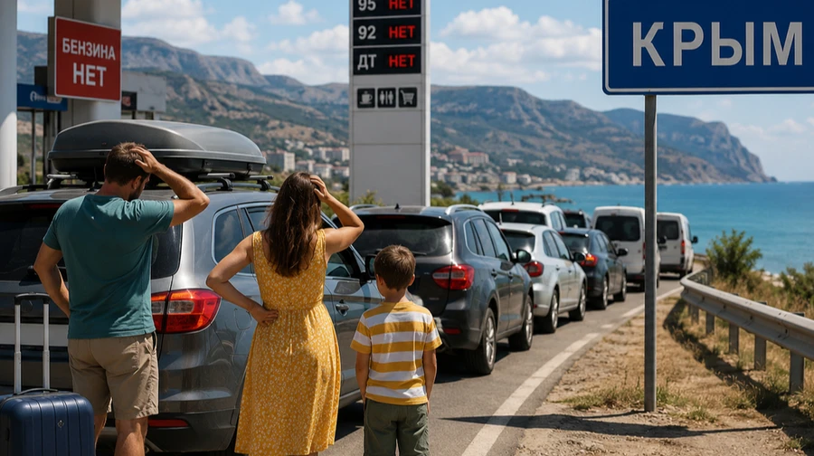 Fuel crisis in Crimea has led to hotel booking cancellations